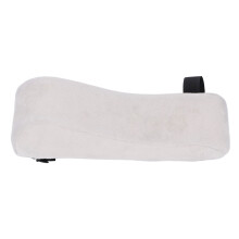 Coussin de repose-bras en mousse à mémoire de forme 25x8x6cm gris