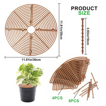 Plant Pot Grid Protector 118 Cuttable Soil Guard Cover 2 Pcs Digging