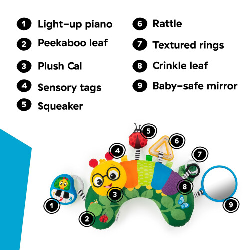 baby einstein Baby Einstein CalaPillow Tummy Time Activity Pillow Multisensory Cal t 1
