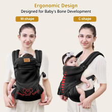 vrbabies Baby Sling Carrier for Newborn to Toddlers Adjustable Breatha