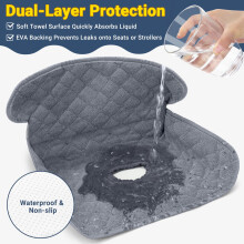 MEMOEVER Potty Training Car Seat Protector Waterproof Soft Pads for To