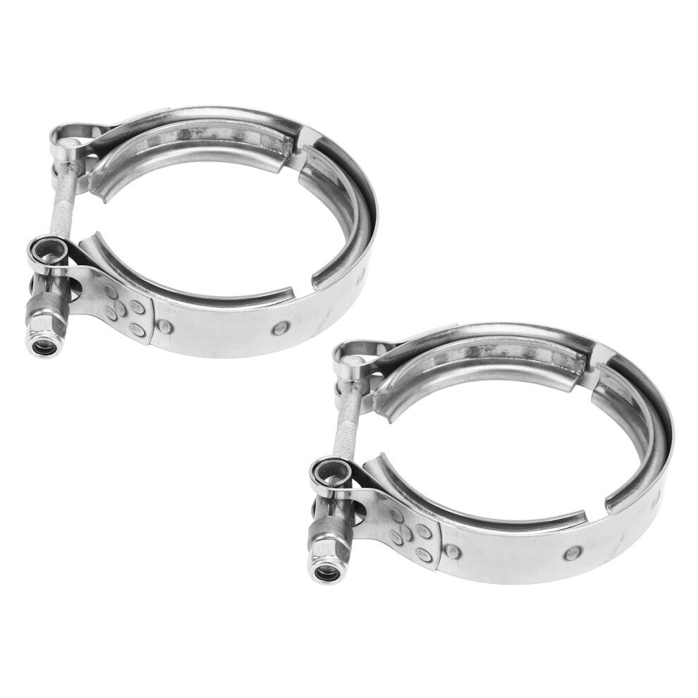 Turbo V Shaped Exhaust Clamp 3069053 For Cummins 5.9L Dodge Ram 4601389681567