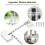 Window Locks, Aosite 2pcs Window Restrictor Child Safety Locks for 2