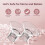 semai Flange Inserts 13/15/17/19/21mm Compatible with Medela/Momcozy 2