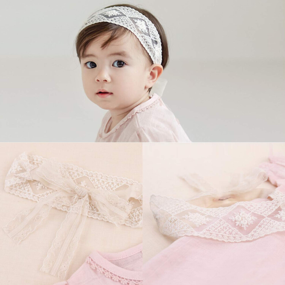 Vegcoo 4 Pcs Baby Girl Headbands With Grosgrain Ribbon Faux Leather Stars For