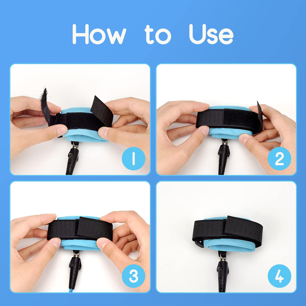 2.5M Anti Lost Wrist Link Belt, 360Rotate Security Elastic Wire Rope For Baby And Toddler Reins, Safety Leash Wristband/Hand Harness For Walking And 5006940513223