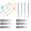 PandaEar 8 Pack Silicone Pacifier Clips 4 Silicone Toy Straps  4 One P 1