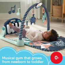 FisherPrice Baby Playmat Kick Play Piano Gym with Musical and Sensory