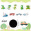 10 Pcs Waterproof Color Changing Reusable Potty Seat Magic Stickers (10 Patterns) 2