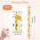 Baby Height Growth Chart Wall Ruler Removable Canvas Wood Decoration 2