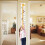 Baby Height Growth Chart Wall Ruler Removable Canvas Wood Decoration 6