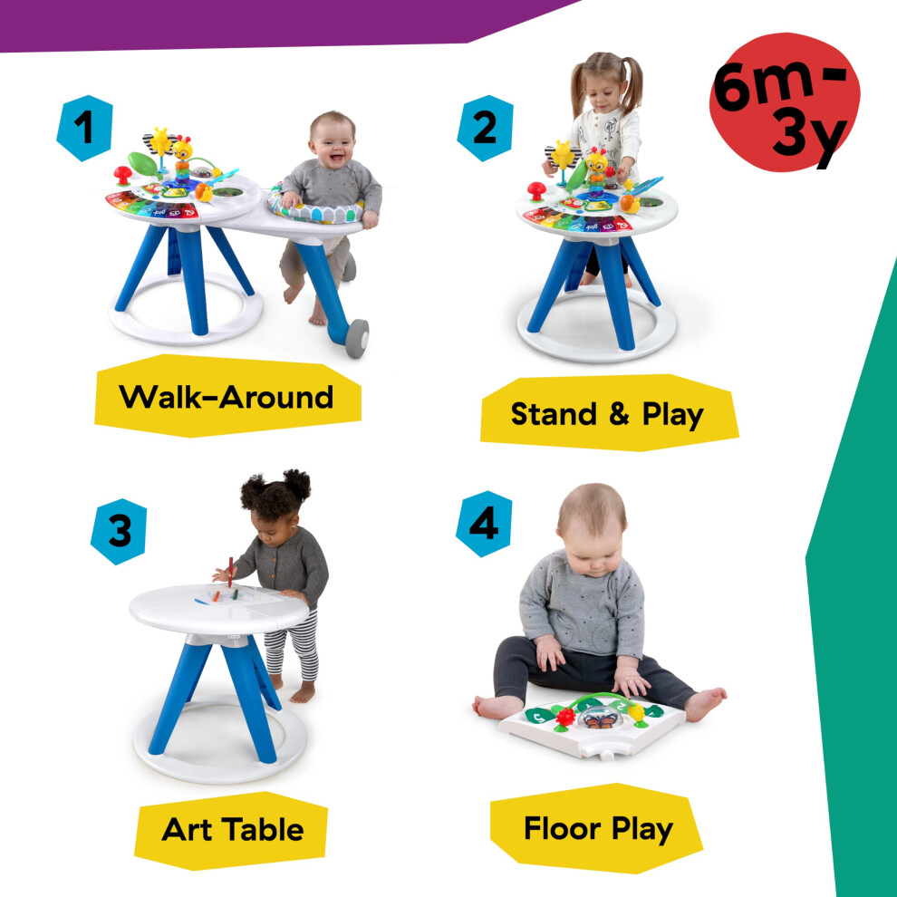 Baby Einstein Around We Grow 4In1 Walker Discovery Activity Center And