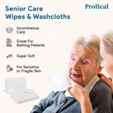 Disposable Dry Wipes for Adults Baby 60 Count 2 Packs of 30 Gentle