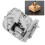 Music Box 18-Tone Alloy DIY Compact Rotating 4