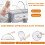 Foldable Mosquito Net for Babies Crib to Keep InsectsBugsCats OutBaby 2
