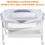 Foldable Mosquito Net for Babies Crib to Keep InsectsBugsCats OutBaby 5