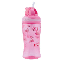 Nûby FlipIt Straw Cup for Children Drinking Bottle with Straw for Todd