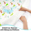 Potty Training Bed Pads 7090cm Bed Wetting Sheets with NonSlip Back W 2