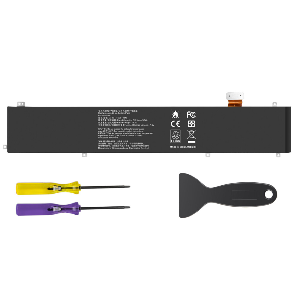 Rc30-0248 Laptop Battery For Razer Blade Advanced 15 2018 2019 2020 2021 Rtx 2060 2070 2080 Rz09-02385 Rz09-02386 Rz09-02386E92 Rz09-02486 Rz09-02886 Black 6901489051368