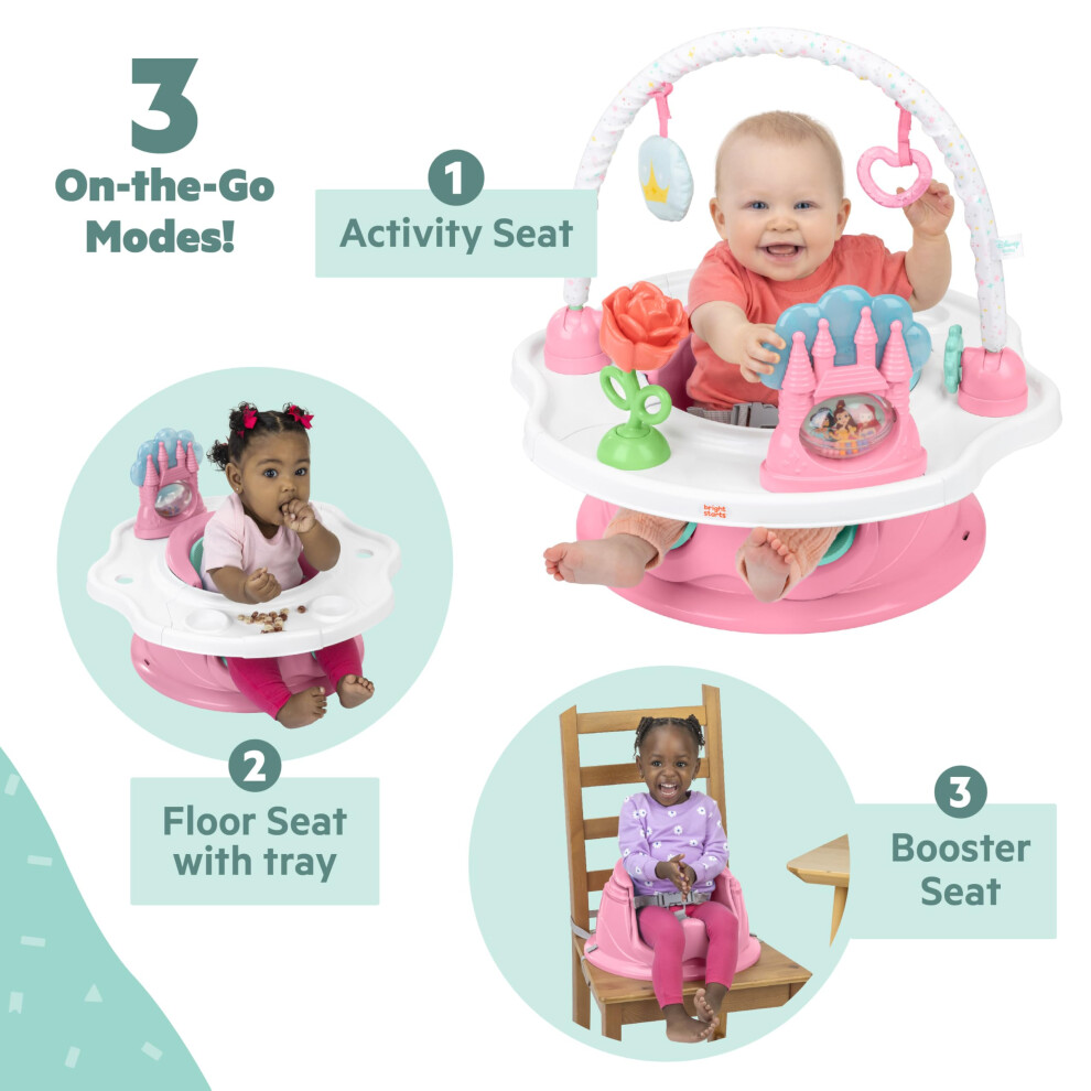 Bright Starts Disney Princess Superseat Fun Baby Seat For Sitting Up P