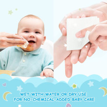 Orighty Baby Drying Wipes Super Soft and Gentle Baby Wash Cloths Wet