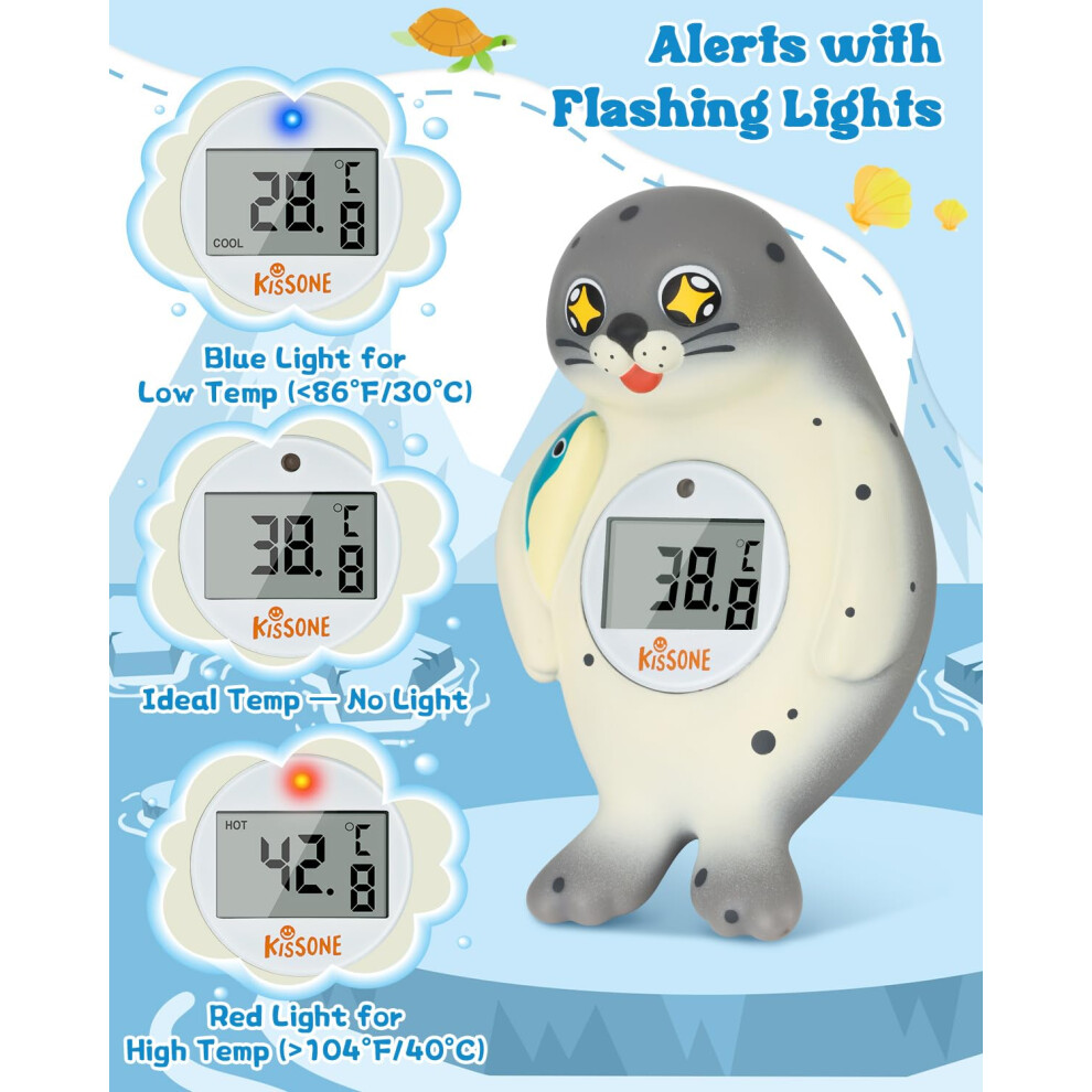 Kissone Baby Bath Thermometer – Accurate Digital Display With Floating
