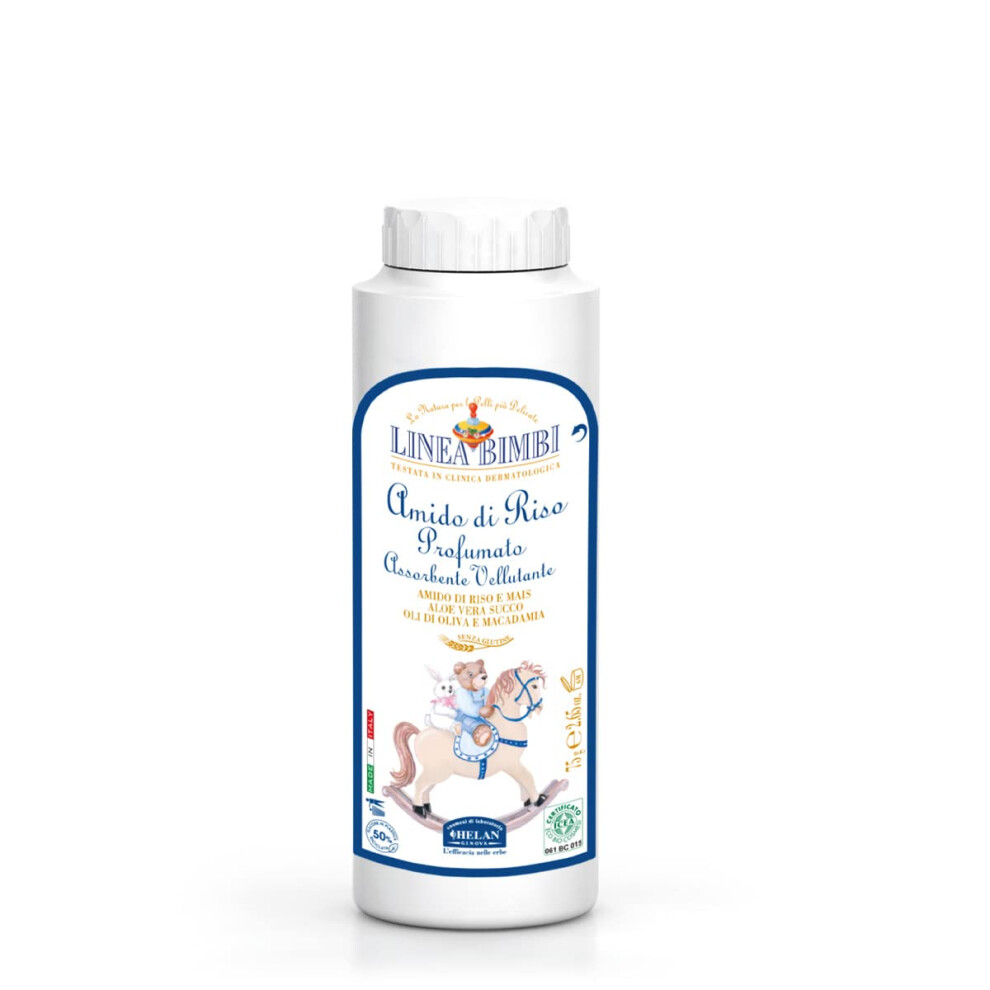 Helan Linea Bimbi Bio Talcum Powder For Babies Baby Powder With Aloe