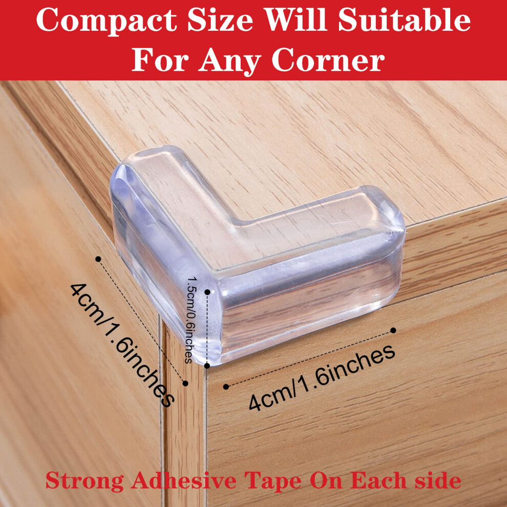 Miionwii Safety Corner Protectors Guards 15Pcs Baby Proofing Safety Corner Clea