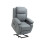 Electric massage recliner with height adjustment and heating function, complete with remote control, grey 1