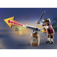 Playmobil 71420 Pirates: Treasure Hunt, Pirate vs. Deeper, an exciting underwater world with a pirate and an morey eel man, fun imaginative role-play