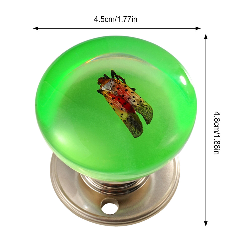 (Spotted Wax Cicada) Creative Resin Ball Cabinet Knobs For Drawers & Closets 6017806749181