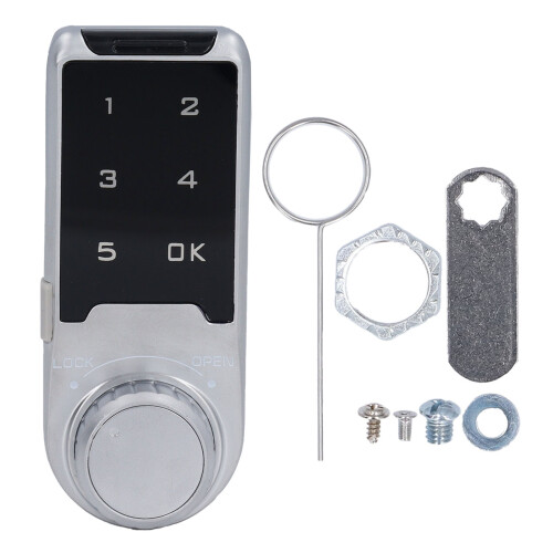 Electronic Cabinet Lock Digital Touch Keypad Security for File Drawer Locker L20 2