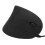 Ratón ergonómico vertical con cable para mano derecha negro 14
