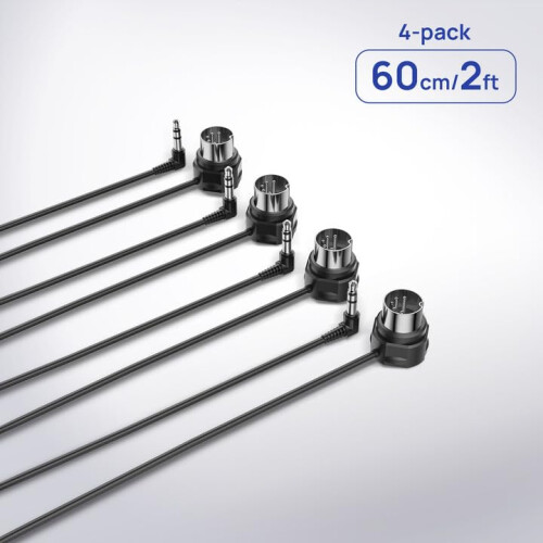 CME TRS MIDI Cable 4-Pack - TRS Type A (3.5mm 1