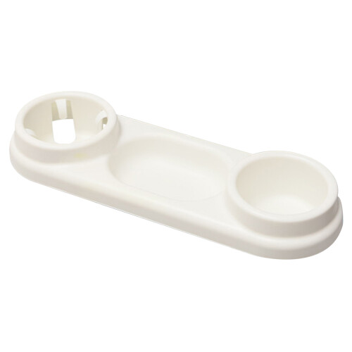 (White) Kids Stroller Snack Tray with Cup Holder