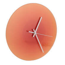 12 Zoll Sonnenuntergangsorange Leise Wanduhr 1000mAh