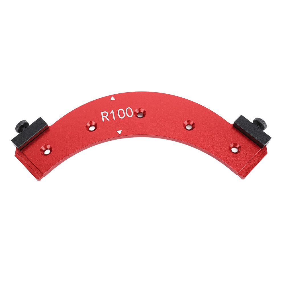 R100 Aluminum Arc Chamfer Template For Cabinet Corner Trimming 8791385042397