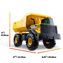 Tonka Steel Classics | Mighty Dump Truck | Kids Construction Toys for Boys and Girls, Vehicle Toys for Creative Play, Motor Skill Development for Kid