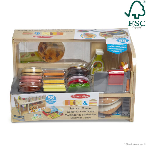 Melissa & Doug Melissa & Doug Slice & Stack Wooden Sandwich Counter | 2