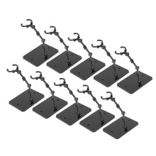 10 Stück Figurenmodellständer für 6-Zoll-Figuren, Schwarz