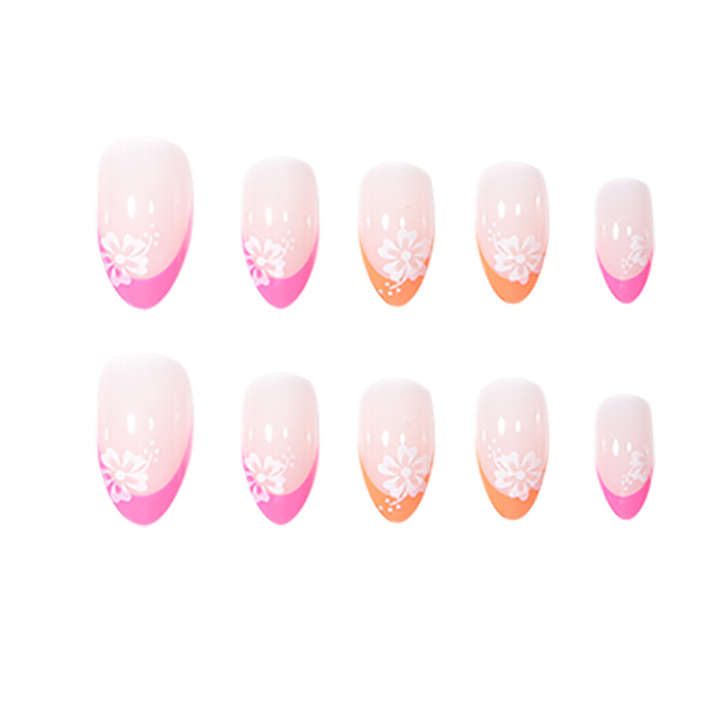 Roc-Electron French Press On Nails Diy Design 50Pcs