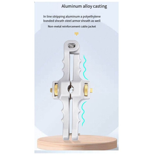 Cable Stripping Knife Aluminum Alloy Cable Stripper10-25mm Vertical and Horizontal Opening Cable Knife Cable Casing Tool 2