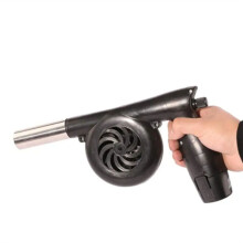 Portable BBQ Fan Grill Turbo Air Blower 5000R 5000MA Rechargeable for Fire Stove Black US Plug