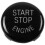 2x Start Stop Engine Button Push Button Ignition  Cover Replacement for  X1 X3 X5 X6 Z4 (Black&Red) 2