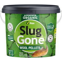 Vitax Slug Gone 5L - 100% Organic British Wool Slug & Snail Deterrent - Soil Enricher