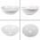 Oval Ceramic Countertop Bathroom Wash Basin Sink 3