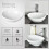 Oval Ceramic Countertop Bathroom Wash Basin Sink 6