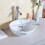 Oval Ceramic Countertop Bathroom Wash Basin Sink 8