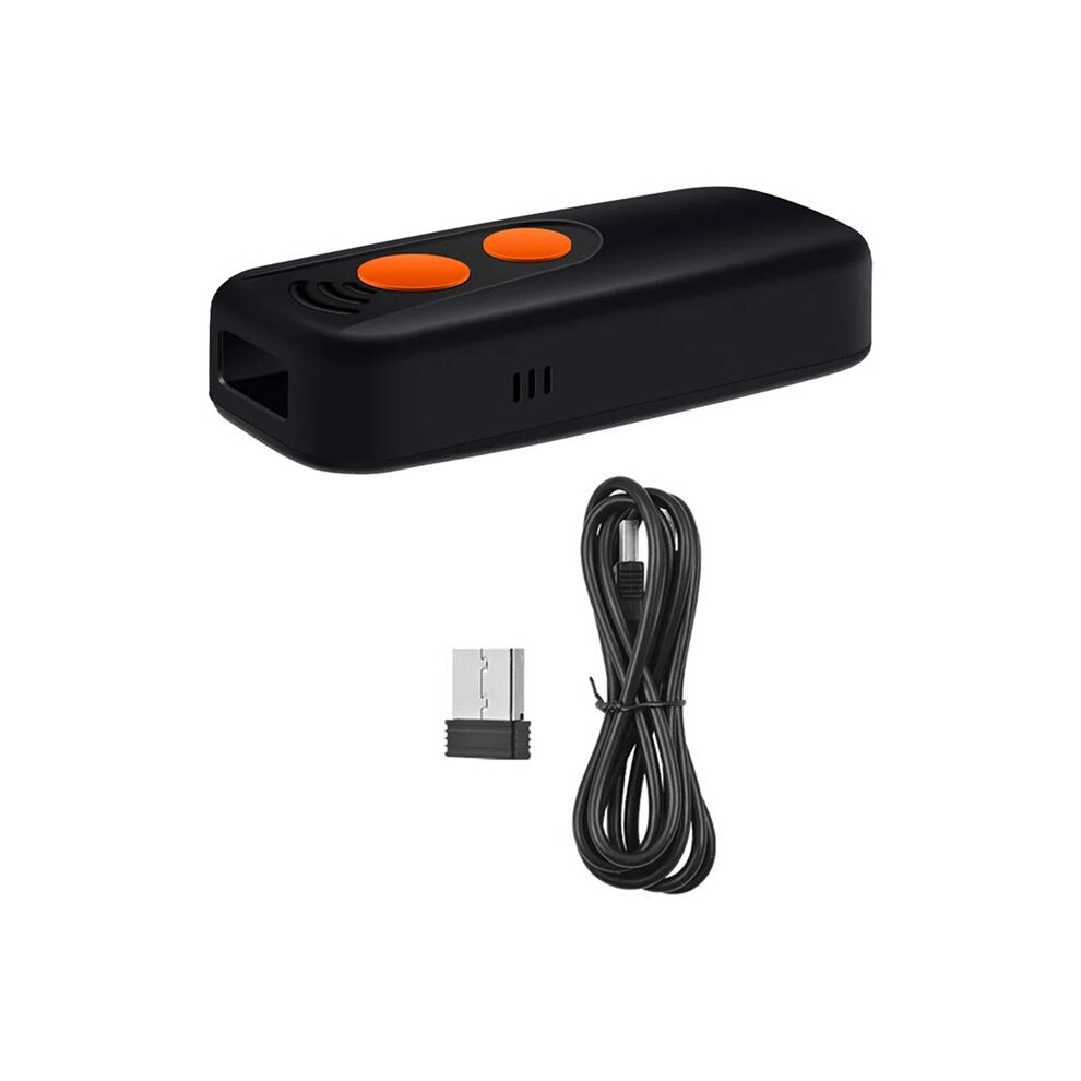 2D 1D Qr Barcode Scanner 3 In 1 Bt & 2.4Ghz Wireless & Wired Sound And Vibrator Prompt For Supermarket Retail Library 4711677926864