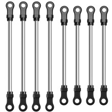 RC Car Upgrade Chassis Adjustable Pull Rod Kit for 1/10 YK4016 RC Car Upgrade Parts Black